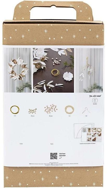 Immagine prodotto Creativ Company Kit per l'artigianato - Carta da modellare, bianco, naturale chiaro, confezione da 1 (977700)