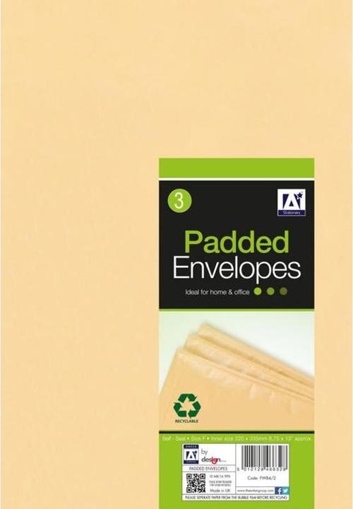 Produktbild Anker Stationery Umschläge Wattiert 3erPack (345 x 240 mm, 3 x)