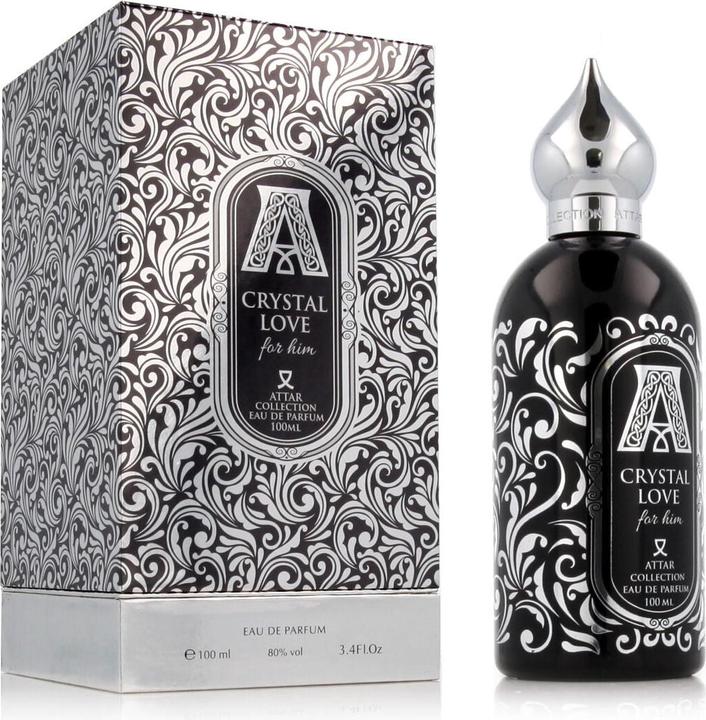 Actual product image Attar Collection Crystal Love For Him, Barbati, Eau De Parfum 100ml (Eau de parfum, 100 ml)