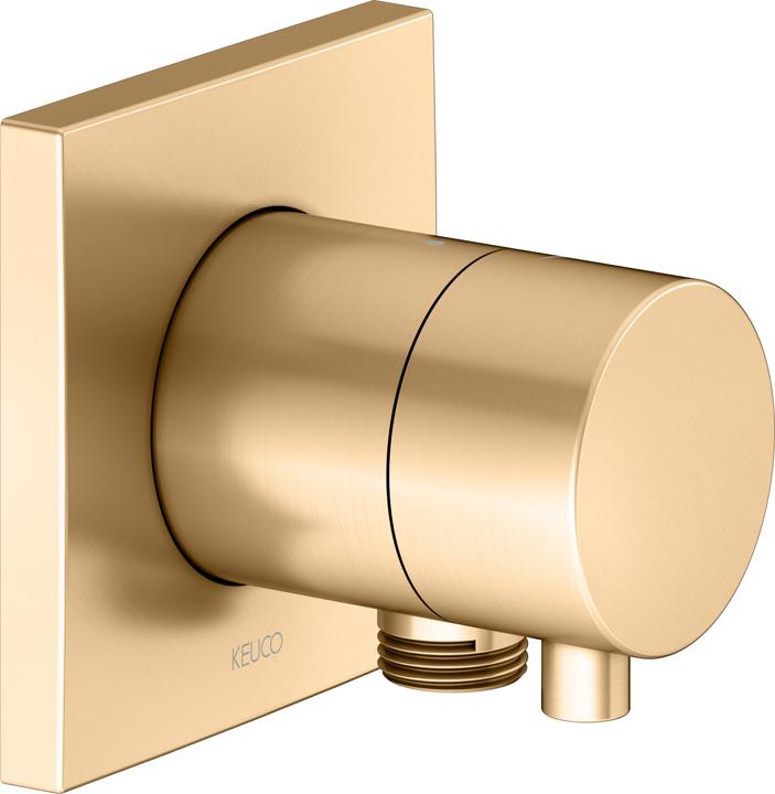 Produktbild Keuco IXMO Absperrventil UP für 1 Verbraucher mit Schlauchanschluss mit Comfort Griff, Rosette ecki