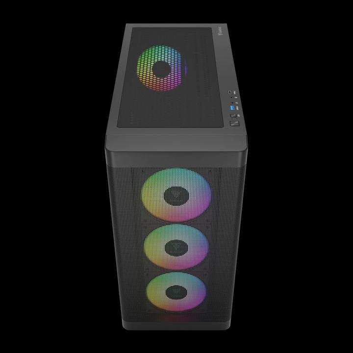 Image du produit Gamdias Athena M3 GAMING Miditower noir 4x120mm ARGB retail (E-ATX)