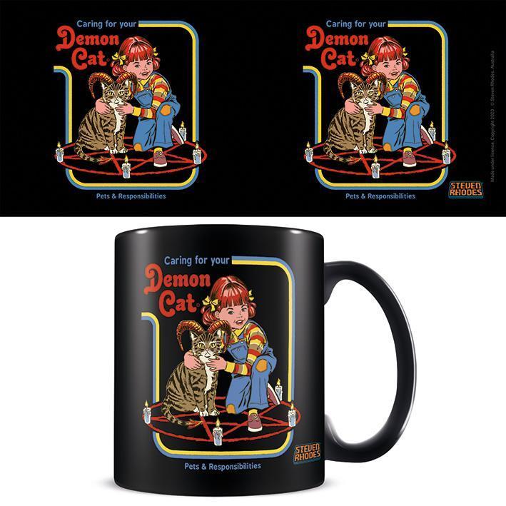 Steven Rhodes Kaffeebecher Demon Cat (325 ml, 1 x)