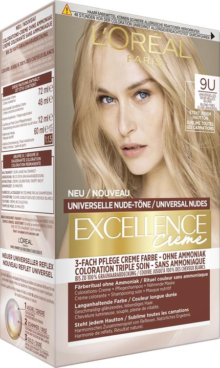 Image du produit L'Oréal Paris Excellence Universal Nude (9U Blonde très légère)