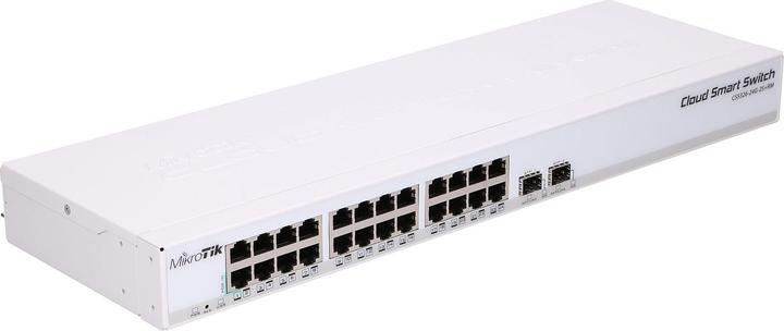 Actual product image MikroTik CRS326-24G-2S+RM: L3 Smart Switch (24 Ports)