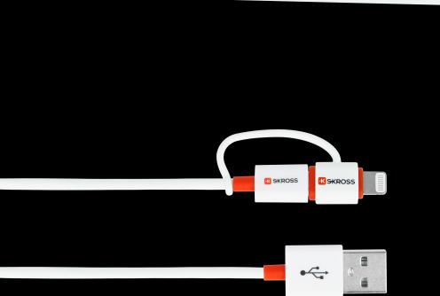 Image du produit Skross Câble de charge et de synchronisation 2 en 1 (1 m, USB 2.0)