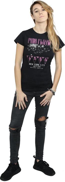 Actual product image Pink Floyd Womens/Ladies Tour NYC Cotton T-Shirt (M)