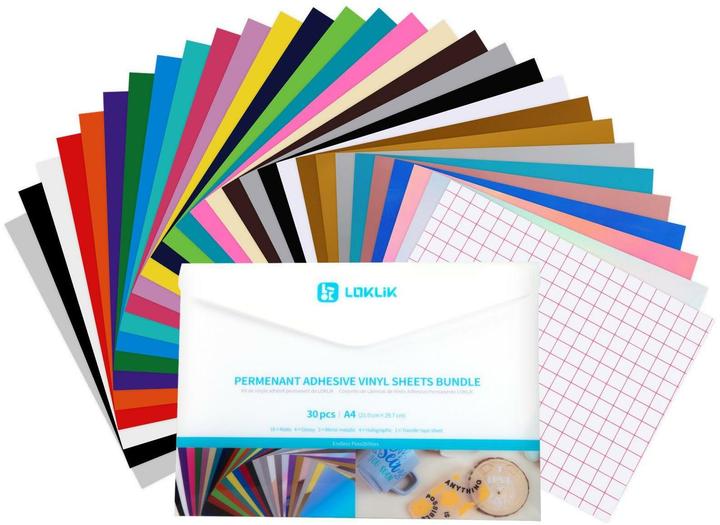 Produktbild Loklik Permanent Vinyl Material Bundle (A4)