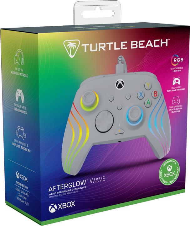 Actual product image Turtle Beach Afterglow Wave Wired Controller · XB · Grey (Xbox One S, Xbox Series X, Windows, Xbox Series S)