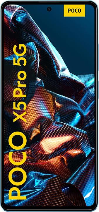 Produktbild Xiaomi Poco X5 Pro 5G (256 GB, Blau, Blue, 6.67", Dual SIM, 108 Mpx, 5G)