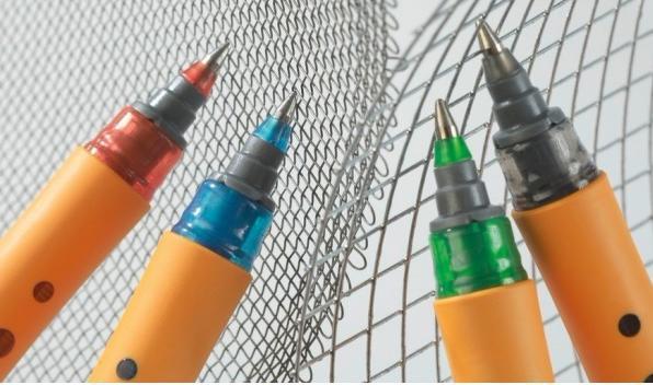 Produktbild STABILO worker+ Tintenroller (Grün, Rot, Blau, Schwarz, 4 x)