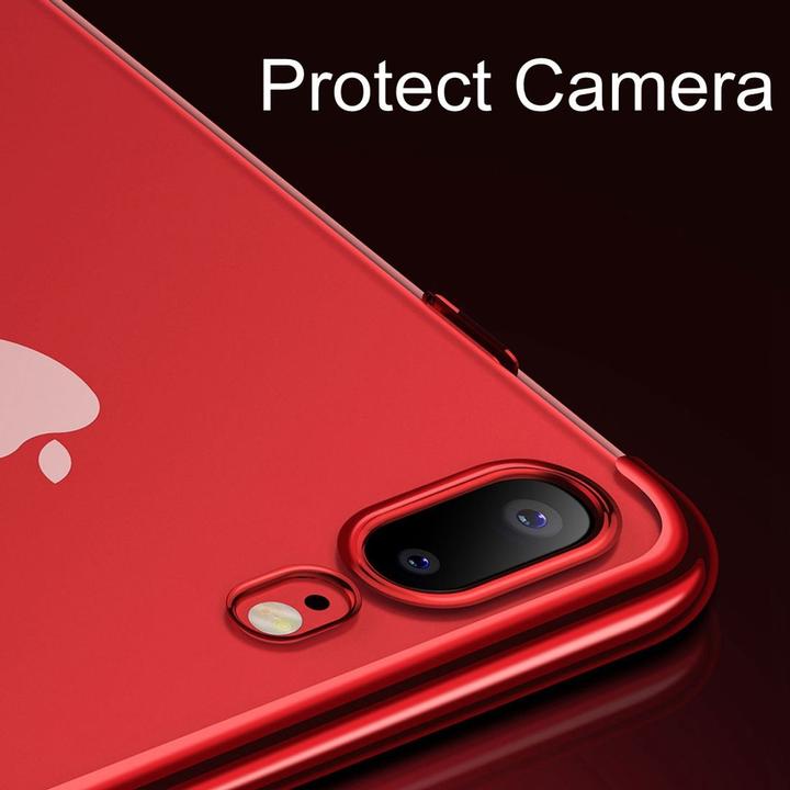 Produktbild König Design Apple iPhone 7 Plus Hülle Case Handy Cover Schutz Etui Schutzhülle Bumper Silber (Apple iPhone 7 Plus)