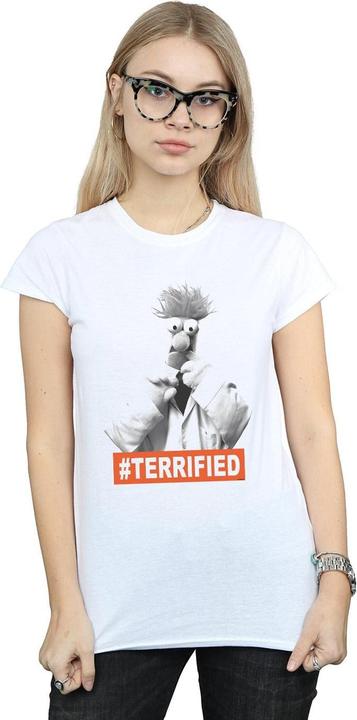 Immagine prodotto Disney The Muppets Beaker Terrified Maglietta Donna (XXL)