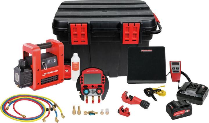 Image du produit Rothenberger Kit complet de réfrigération/climatisation ROCADDY 120 R32 | CL digital