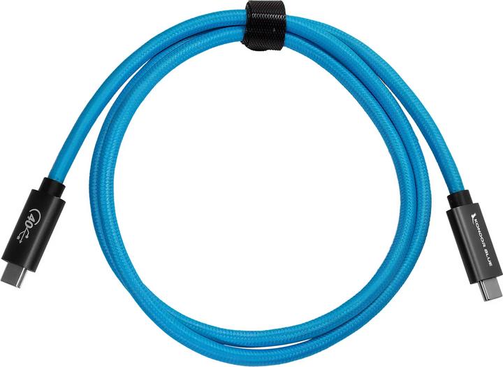 Produktbild Kondor Blue Thunderbolt 4 USB 4.0 Type C Cable Blazing 40G 5A 100W Strai (0.91 m, USB 4.0)