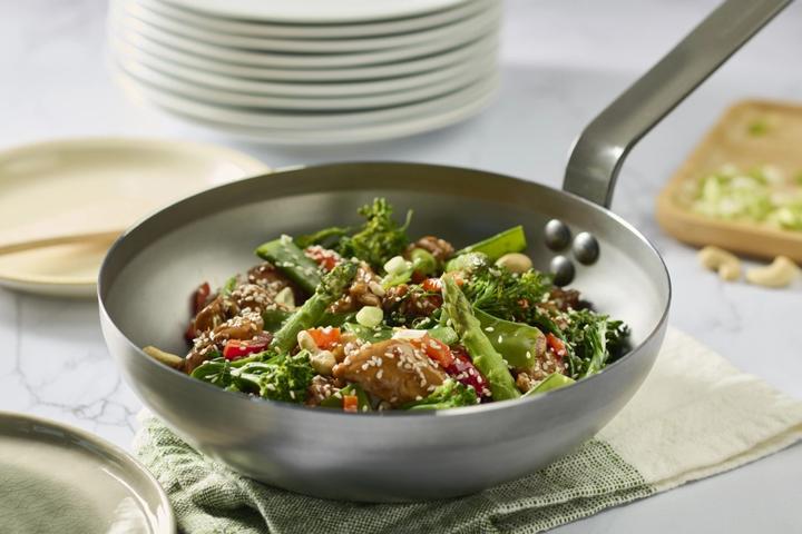 Immagine prodotto de Buyer Mineral B Element Wok (24 cm, Wok, Acciaio)