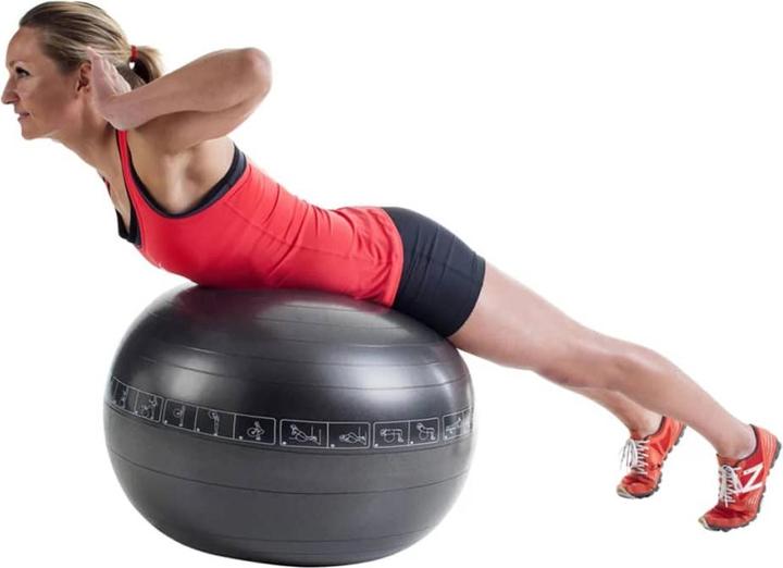 Actual product image Pure2improve 2Improve P2I200080 Exercise Ball, 75 cm, Juodas, PVC (75 cm)
