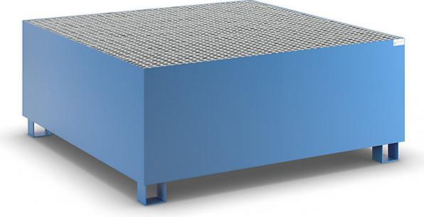 Image du produit eurokraft basic Bac de rétention en acier pour conteneurs-citernes IBC/KTC (1100 l)