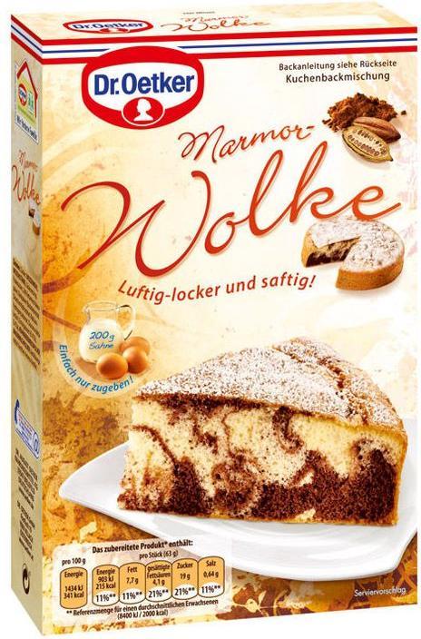 Actual product image Dr. Oetker Marble cloud (455 g)