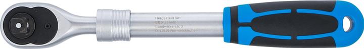 Actual product image BGS Reversible ratchet, extendable | output external square drive 12.5 mm (1/2") | 305 - 445 mm (1/2")