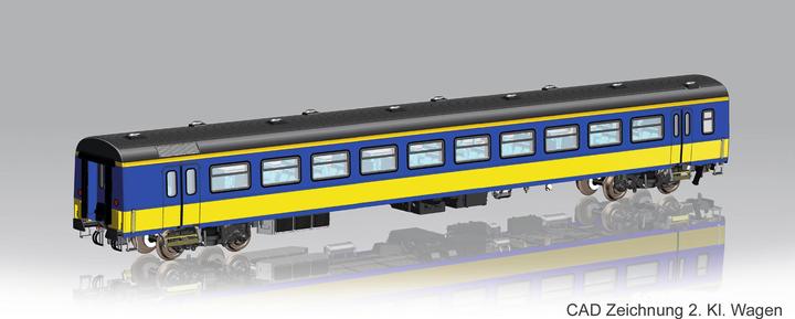 Piko Voiture voyageurs NS ICR 2ème classe, Ep IV (Piste H0)