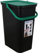 Tontarelli moda bin with handle 24l green/black (24 l)