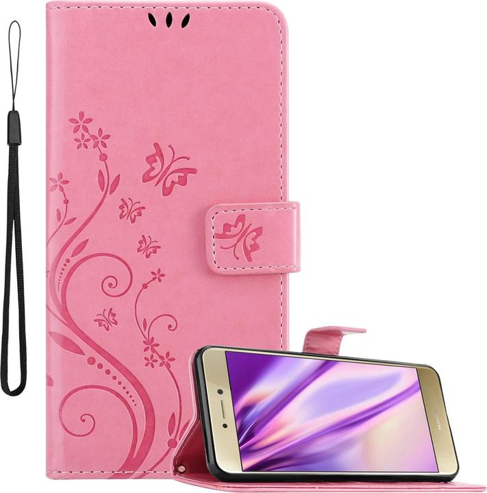 Actual product image Cadorabo Flower Book Cover (Huawei P8 Lite (2017))