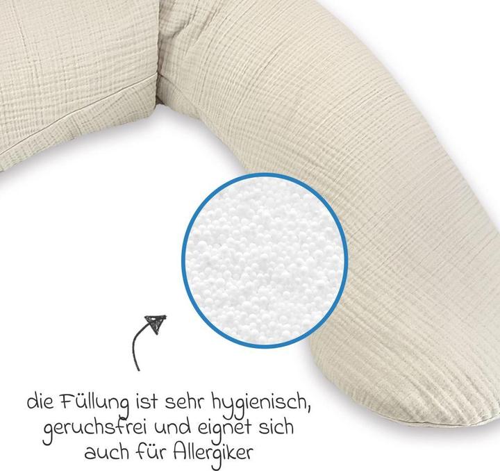 Produktbild Theraline Stillkissen "Das Original" mit Microperlenfüllung inkl. Bezug 190 cm (40 cm)
