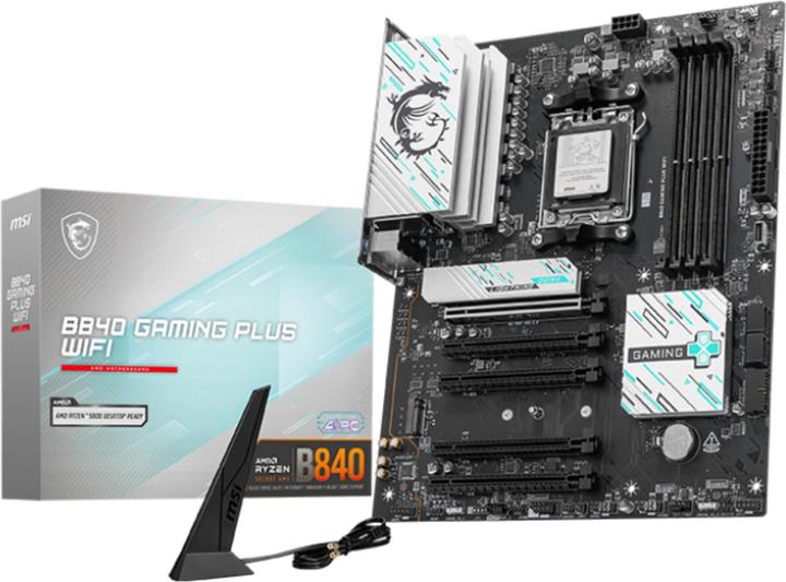 MSI B840 GAMING PLUS WIFI (AM5, AMD B840, ATX)