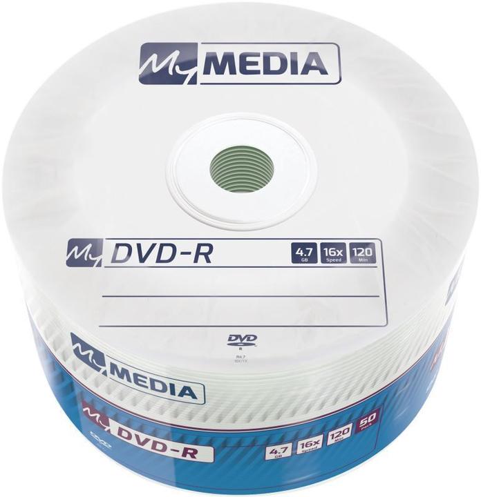 Produktbild MyMedia 1x50 DVD-R 4,7GB 16x Speed matt silver Wrap (50 x)
