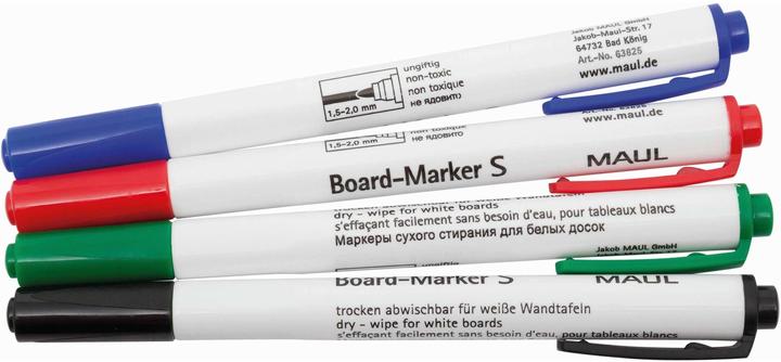 Energie-Label Maul Boardmarker (farbsortiert, 1.50 mm, 4 x)