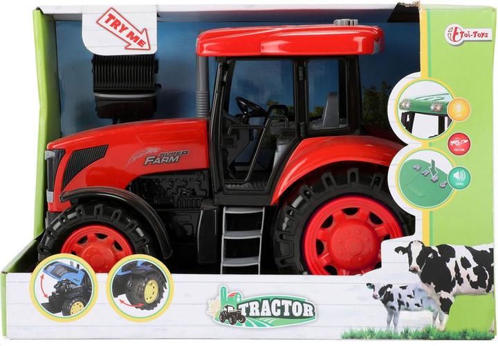 Actual product image Toi-Toys Large tractor with light and sound red