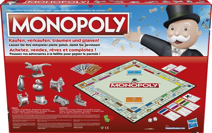 Actual product image Monopoly Classic Switzerland Edition (German, French)