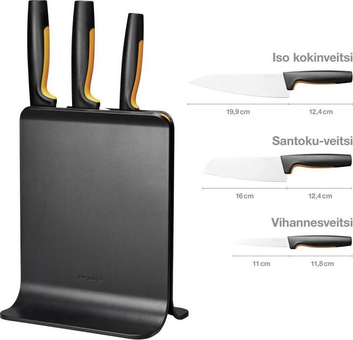 Produktbild Fiskars FF set of 3 knives in a plastic case