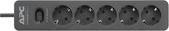 Actual product image APC PME5U2B-GR Voltage protection 5 AC outputs 230 V Black 1.52 m (5 x, CEE 7/3, 1.52 m)
