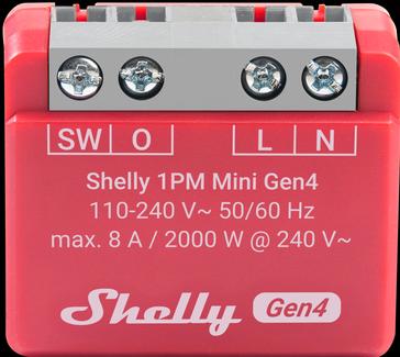 Produktbild Shelly 1PM Mini Gen4 (Heizungsaktor)