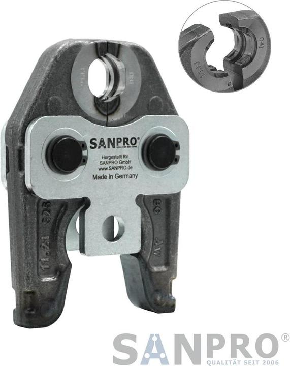 Immagine prodotto Sanpro Ganascia di pressatura M22, ad esempio per pressare raccordi e tubi in acciaio inox.