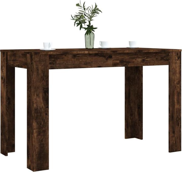 Produktbild VidaXL Esstisch Räuchereiche 120x60x76 cm Holzwerkstoff,Farbe (120 x 60 x 76 cm)