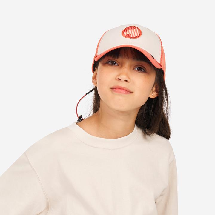 Produktbild Tribord Segelcap Kinder - Sailing 500 beige/rot (52, 53, 54, 55)