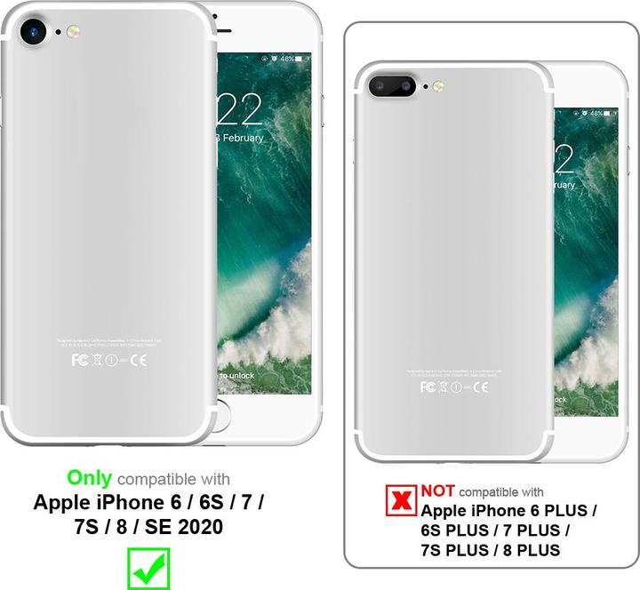 Produktbild Cadorabo Hybrid Matt Cover (Apple iPhone 6, LG G8s)