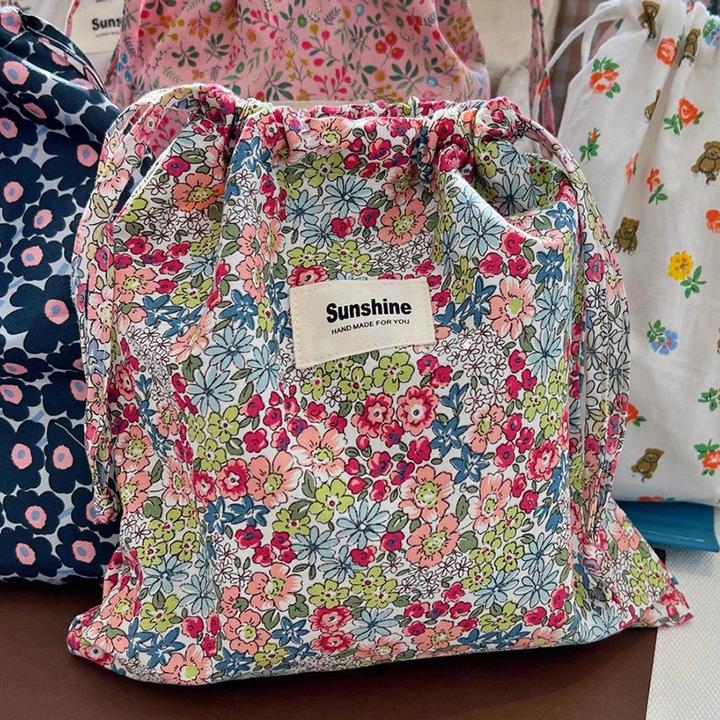 Produktbild Only-Bags.Store Portable Organizer für Unterwäsche Socken BH Baumwolle Make-up Tasche Travel Drawstring Taschen Ins