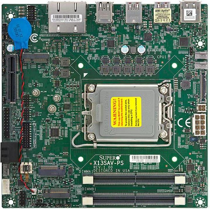 Supermicro Mainboard X13SAV-PS (LGA 1700, Mini-ITX)