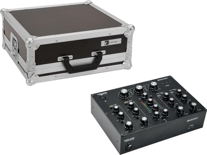 Omnitronic Set TRM-402 + Case (Studio- und Livemixer)