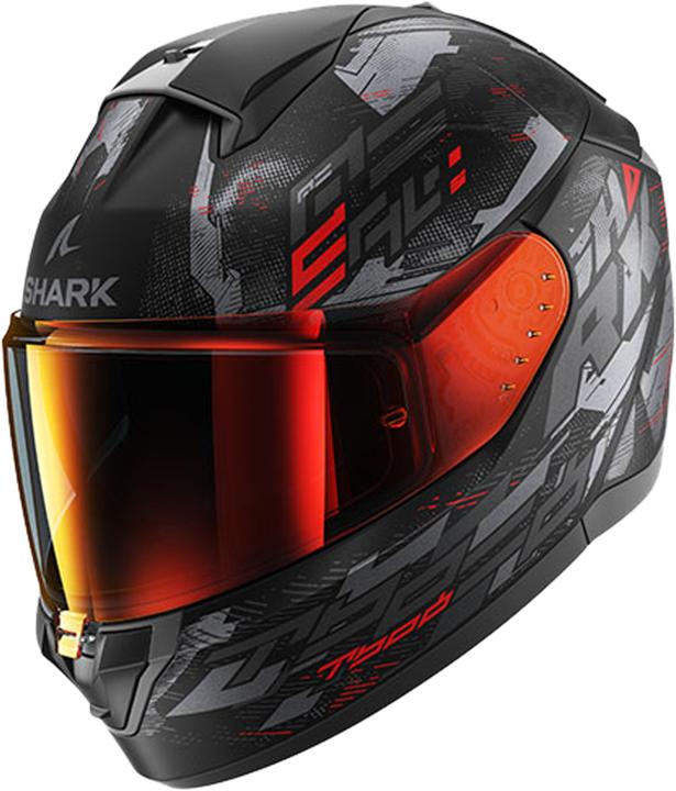 Black-red matt