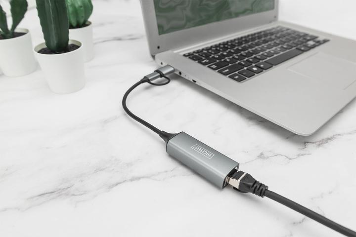 Actual product image Digitus DN-3028 (USB, USB-C, RJ45 2.5 Gigabit Ethernet (1x))