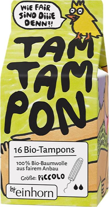 Produktbild Einhorn Condoms Bio-TamTampon Piccolo 2022 (16 x)
