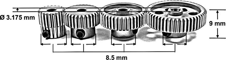 Actual product image Absima Steel Pinion 48dp - 22T