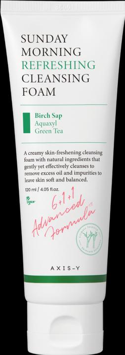 Axis-Y 6+1+1 - Sunday Morning Refreshing Cleansing Foam (Cleaning cloths, 120 ml)