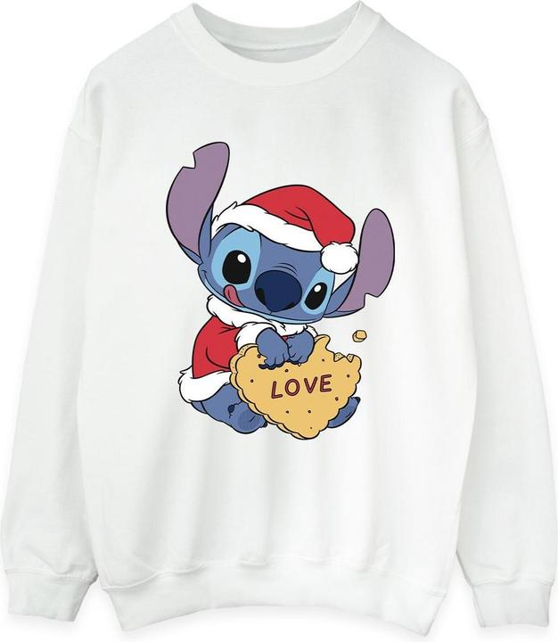 Immagine prodotto Disney Lilo And Stitch Christmas Love Biscuit Felpa Donna (M)