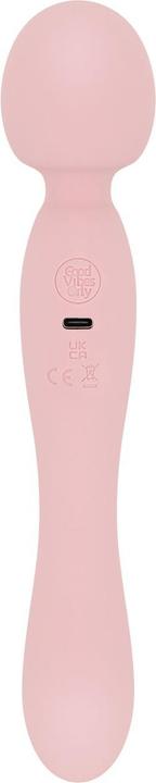 Actual product image Good Vibes Only - Simi - Double Sided Wand Vibrator - Pink