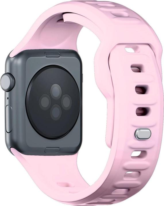 Produktbild 3MK Silicone Watch Strap Powder Pink dla Apple Watch 42/44/45/49 mm